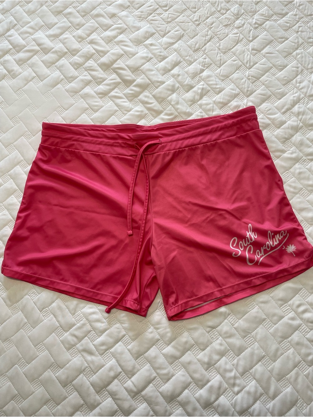 Bright Pink Women’s Drawstring Shorts - South Carolina